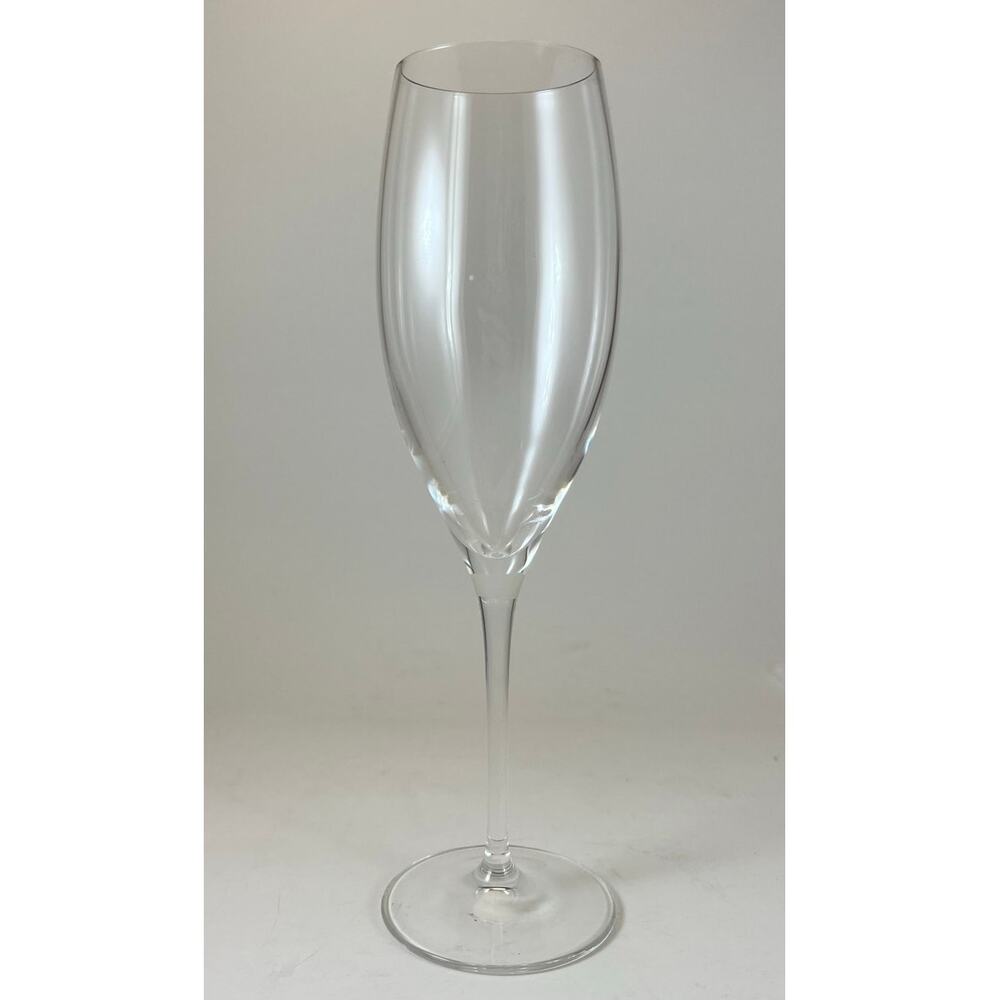 Dom Perignon Signed Crystal Champagne‎ Flute w/ Etched Shield